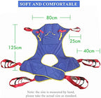 Patient Lift Sling with Commode Opening,Lift Medical Slings,Deluxe Sit-to- Padded Sling,Quicker Easier Safer Transfers and Toileting,A