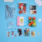 100 PCS 8" x 10" Thick 2.4 Mil Clear Zip Poly Bags Plastic Reclosable Zip Seal Lock Bags Prints Photo Cards Snacks Seeds Zipper Bag