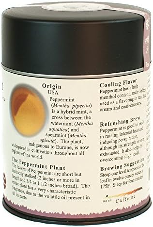 The Tao of Tea, Peppermint Herbal Tea, Loose Leaf,2 Ounce (Pack of 1),TOT11125