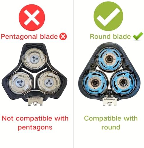 SH50 Replacement Head is Compatible with Philips 5000 Series Electric shavers, and SH50 Replacement Head is Compatible with Norelco S5000 Series shavers, Including a Whole Head