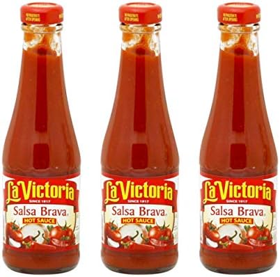 La Victoria Sauce Hot Salsa Brava, 8 Ounce (Pack of 3)