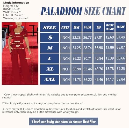 PaladMom Womens Elegant Plus Size Jumpsuits Sexy Back zipper Short Sleeve Mid Waist Wide Leg Straight Rompers