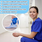 Suhine 20 Pairs Nurse Compression Socks for Women Men for Nurses Week Appreciation Gift Circulation Medical Running Athletic