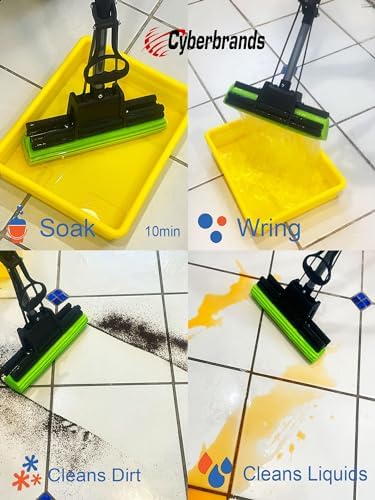 PVA Sponge Roller Mop Head Refills - 3 Pack