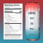 3D Energy Drink – Sugar Free, 200mg Caffeine, Pre Workout, Taurine, L-Carnitine, Lightly Carbonated, 16oz Cans, 12 Pack - Liberty Pop