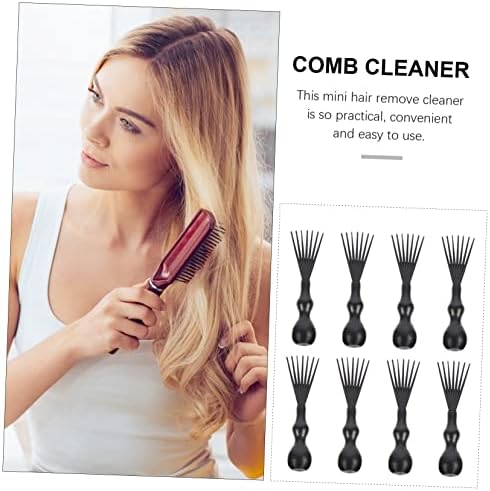 Angoily Hair Brush Cleaner Comb Tool 8 Pcs Hair Remover Scraper Claw for Quick Removal and Brush Maintenance Portable for Home and Salon Use
