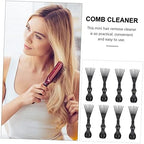 Angoily Hair Brush Cleaner Comb Tool 8 Pcs Hair Remover Scraper Claw for Quick Removal and Brush Maintenance Portable for Home and Salon Use