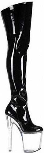 Women's High Heels 20 Cm Over Knee Boots High Heel Ball Boots with Thick Sole