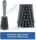 Vikan 419288 Brush,Washing,Stiff,10",PP/PBT,Gray