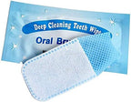 100pcs Disposable Textured Deep Cleaning Teeth Wipes Finger Brush Oral Brush Clean Wipes