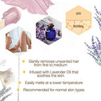 GiGi Lavender Crème Wax for Hair Removal & Waxing, Soft Wax for Sensitive Skin, Face & Body, 14 oz, 1 Pack