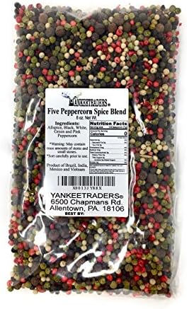 Yankee Traders Brand, Five Pepper Spice Blend, 1/2 Pound