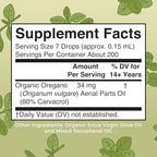 MaryRuth Organics Oregano Oil Drops | 6 Month Supply | USDA Organic Oil of Oregano Liquid | Herbal Blend for Immune Support | Digestive Health | Overall Health | Vegan | Sugar Free | Non-GMO | 1 Fl Oz