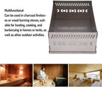 Sauna Stone Holder, Sauna Stones Basket, Portable Stainless Steel Saunas Stone Basket Holder Cage Stoves Rocks for Charcoal Wood Burning Sauna Stoves Firebox Basket (SL 300)