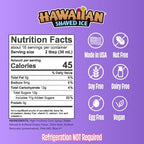 Hawaiian Shaved Ice Grape Syrup - Nut Soy Dairy Free - Flavor Fluffy & Crunchy Snow Cones - Shelf Stable - Makes 8 Servings - 16 ounces