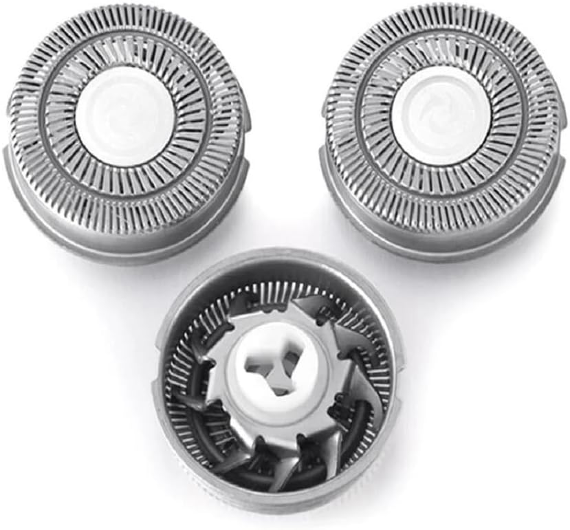 4 Pack Shaver Replacement Blades compatible with Skull Shavers, Men's Electric Shaving Heads Razor Blade Double Ring