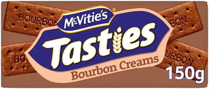 McVities Tasties Bourbon Creams Biscuits 150g