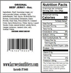 Farr West Outfitters Beef Jerky (8 OZ, Original)