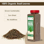 Organic Basil Leaves 4.23 oz – Dried Basil Seasoning with Fresh Flavor – USDA Organic, Kosher, Gluten Free – The Holly Tree
