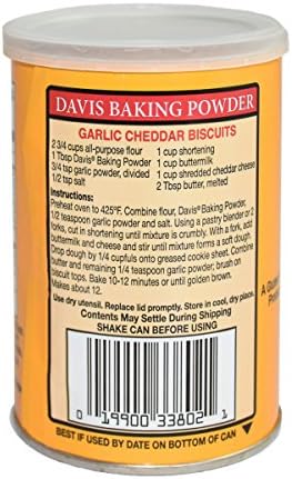 Davis Double Acting Baking Powder, 8.1 Ounce