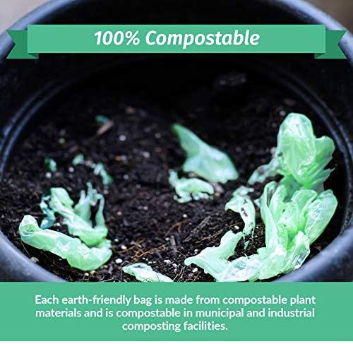 Reli. Compostable 16-25 Gallon Trash Bags | 100 Count Bulk | ASTM D6400 | Green | Eco-Friendly | For Compost