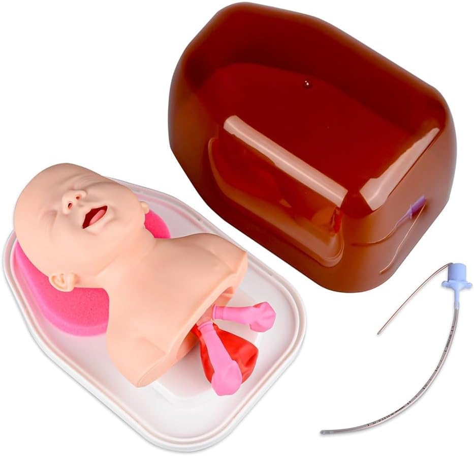 Ultrassist Airway Management Trainer, Neonatal Intubation Trainer, Pediatric Intubation Manikin, Infant Airway Management Trainer, Newborn Airway Management Skills Trainer for EMS Training
