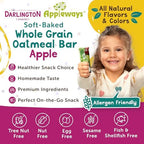 Appleways Apple Oatmeal Bars, 1.2 oz, 216 Count - Individually Wrapped, Whole Grain Soft Baked Oat Snack Bars, Healthy and Nut-Free Breakfast Bar Snacks for On the Go, Made in USA (16.2 lbs Total)