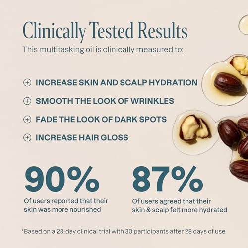 Cliganic Organic Jojoba Oil, 100% Pure (2oz) | Natural Cold Pressed Unrefined Hexane Free Oil for Hair & Face | Base Carrier