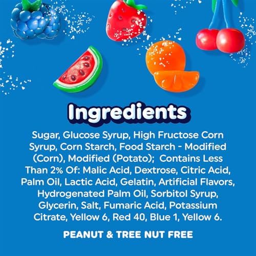 Airheads Candy, Soft Filled Bites, Assorted Fruit Flavors, Stand Up Bag, Party, Pantry, 9oz Bag, Box of 12 Bags