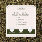 Starwest Botanicals Organic Alfalfa Leaf - Dried Loose Leaf Herb, Use in Tea, Juice, & Smoothies, Cut & Sifted, Certified Kosher, Non-GMO - Bulk 1 lb Bag