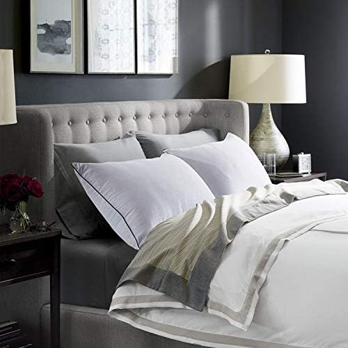 JOLLYVOGUE Standard Pillows Set of 2, Cooling and Supportive Pillows Full Size Set of 2 for Side and Back Sleepers, Down Alternative Hotel Collection Sleeping Pillow