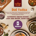 The Cumin Club Dal Tadka (Yellow Lentils) - Authentic & Flavorful Indian Meal, Ready to Eat Dal with Mild Spices, Easy 5-Minute Vegetarian Friendly Indian Food, All-Natural, No Preservatives - Pack of 5