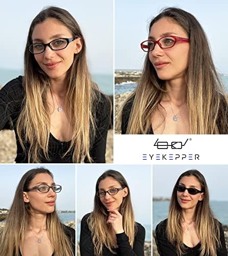 Eyekepper 5 Pack Reading Glasses Women - Spring Hinge Ladies Readers +2.50