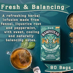 Hampstead Tea Organic Fairtrade, Fennel Liquorice Tea, 20 Count Sachet