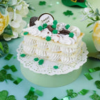 St Patricks Day Sprinkles - 6.53oz Green Shamrock Sprinkles for Cake Decorating, Assorted with Jimmies, Nonpareils, Confetti, Edible Sugar Candy for Baking, Cupcake, Cookie, Ice Cream Toppings