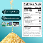 BetterBody Foods Organic Coconut Sugar, Gluten-Free, Non-GMO, Low Glycemic Sugar Substitute, 3.5 lbs, 56 ounces