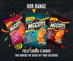 McCoy's Flame Grilled Steak Flavour Ridge Cut Potato Crisps, 6 x 25g