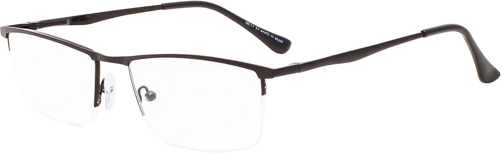 Eyekepper Quality Half-Rim Reading Glasses Readers with Spring Hinges for Women Men