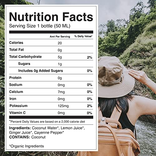 Kor Shot Ginger Shot - 24 Pack x 1.7 Fl Oz - Wellness Shot - Freshly Pressed Ginger and Cayenne Natural Energy Boost Shot - USDA Certified Organic