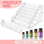 Vowcarol Essential Oil Organizer 7 Tier, Essential Oil Storage Shelf, Essential Oil Holder