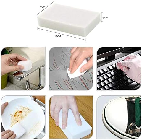 50 Pcs/lot Magic Sponge Eraser Multi-Functional Melamine Foam Cleaner 100x60x20mm