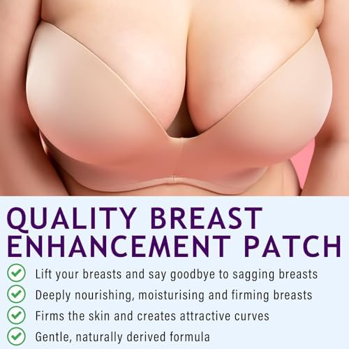 Breast Enhancement Patch, 12PCS Bust Firming & Lifting Patches Reduces Fine Lines and Wrinkles for Beautiful Breasts, Mask Nourish, Balance, Firm & Lift Sagging Breasts