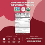 FGO Organic Red Raspberry Loose Leaf Herbal Tea, Cut and Sifted, Caffeine Free, 16oz Bulk Resealable Pouch, Packaging May Vary (Pack of 1)