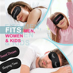 Eurzom 20 Pieces Funny Sleeping Eye Mask Bulk with Adjustable Strap Sleep Blackout Eye Mask for Night Blindfold Cover for Spa Women Men Adult Pajama Party Favors(Cute Black)