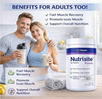 Nutrisite Whey Protein Isolate Powder 90% – Unflavored Protein Powder for Kids and Adults, Zero Carb, Gluten and Sucrose Free, Easy to Mix Daily Nutrition, 9.7 oz