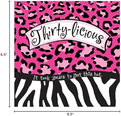 Creative Converting 16 Count Thirty-Licious Lunch Napkins