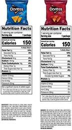 Doritos Flavored Tortilla Chips, Favorites Variety Pack (Nacho Cheese and Cool Ranch), 1 Ounce (Pack of 40)