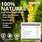 Due Vittorie Dolceto White Balsamic Vinegar Dressing - Made with White and Traditional Balsamic Vinegar - Vinaigrette Dressing 8.45fl oz / 250 ml (Pack of 1)