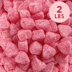 Valentine Cherry Jelly Hearts Candy, 2lbs Pack of Valentine's Day Candy Bulk, Ideal Valentine’s Day Gummy Candy for Parties, Classroom Exchanges and Gift Bags, Perfect for Sharing with Loved Ones