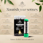 Sinus Relief Aromatherapy Nasal Inhaler Stick – Essential Oil Inhaler Made with USDA Certified Organic Essential Oils, Fresh Clean Cooling Aroma